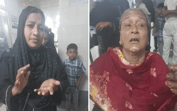 চলন্ত অটোরিকশায় পেট্রোলবোমা নিক্ষেপ, দুই নারী দগ্ধ