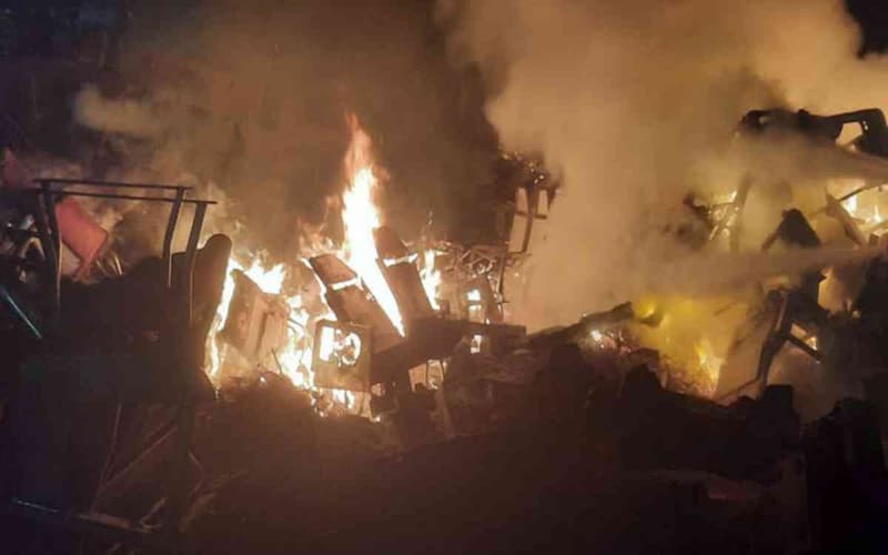 চট্টগ্রামে রেলের পাহাড়তলী ওয়ার্কশপে রহস্যজনক আগুন