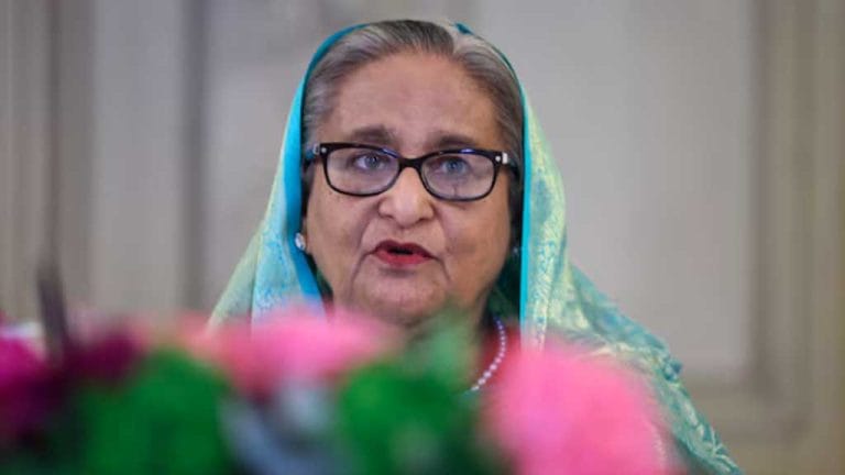 নয়া দিল্লিতে শেখ হাসিনা