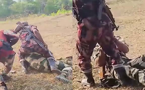 বিজিবির পা ধরে ক্ষমা চেয়ে ছাড়া পেল বিএসএফ