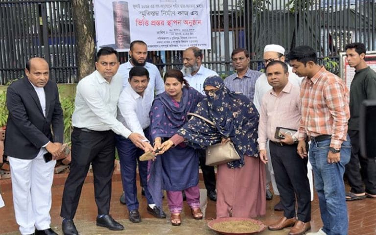 চট্টগ্রামে ‘জুলাই স্মৃতিস্তম্ভ’ নির্মাণ কাজ শুরু