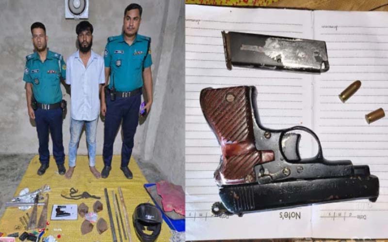 চট্টগ্রামে ছাত্রদলকর্মী খুনের হোতা বিদেশি পিস্তলসহ গ্রেপ্তার