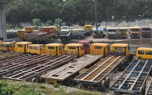 মাশুল বাড়ায় বন্ধ প্রাইভেট ট্রেইলার, পণ্য পরিবহনে অচলাবস্থা