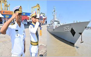 শুভেচ্ছা সফরে চট্টগ্রাম বন্দরে পাকিস্তান নৌবাহিনীর জাহাজ