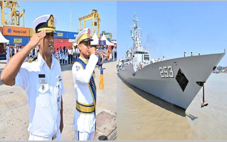 শুভেচ্ছা সফরে চট্টগ্রাম বন্দরে পাকিস্তান নৌবাহিনীর জাহাজ