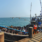 সাগরপথে কাঠের নৌকায় চড়ে মালয়েশিয়া যাচ্ছিলেন তারা