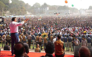 তারেক রহমানকে দেখতে চট্টগ্রামে মানুষের ঢল