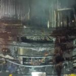 রাউজানে বাস-অটোরিক্সার সংঘর্ষে নিহত ১, বাসে আগুন